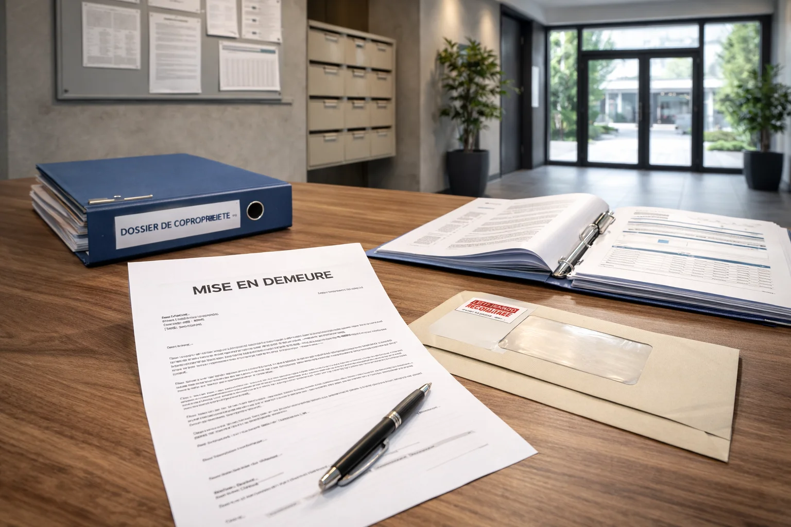 Quand utiliser une mise en demeure en copropriété